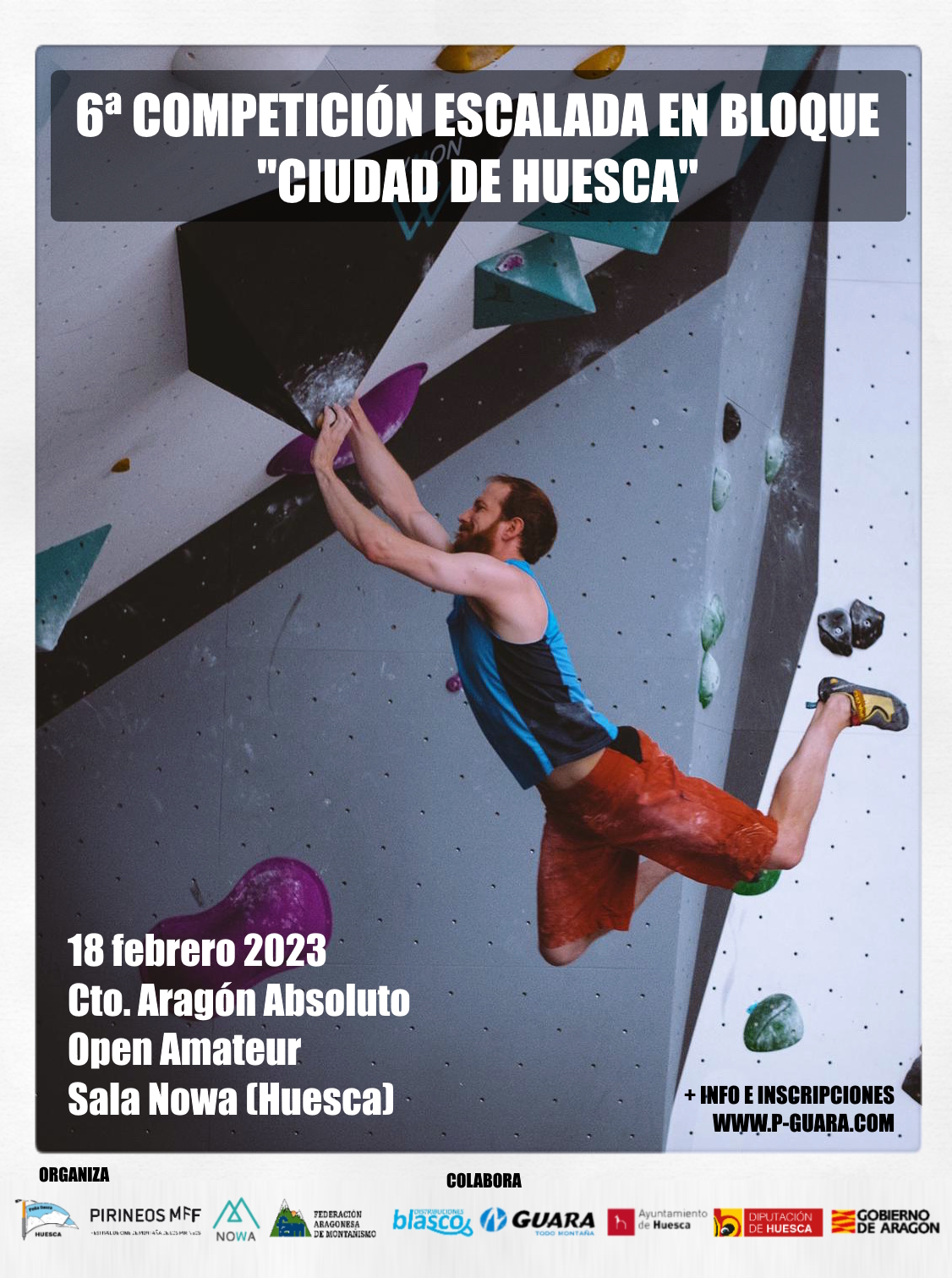 6ª Competición de bloque Ciudad de Huesca - Campeonato de Aragón